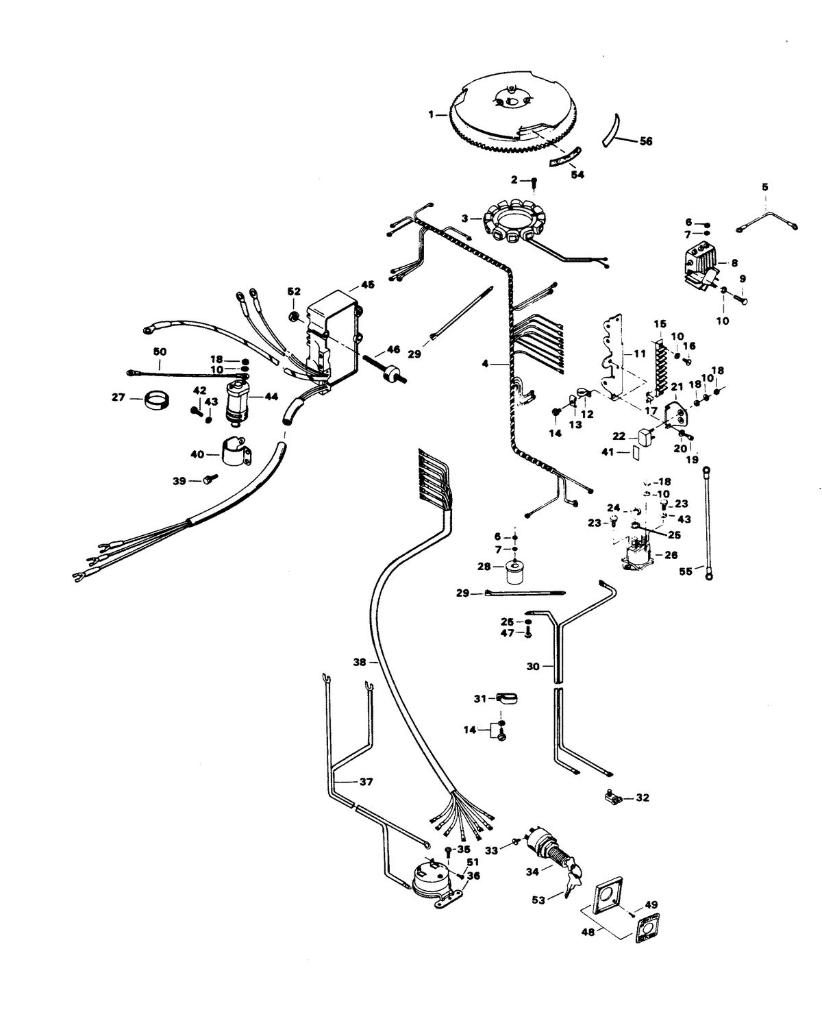 CHRYSLER 75 H.P. ELECTRICAL COMPONENTS