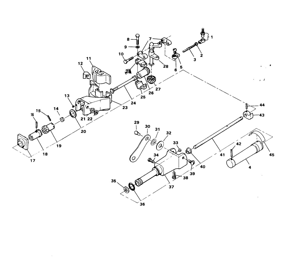 CHRYSLER 7.5 H.P. SAILOR STEERING ARM