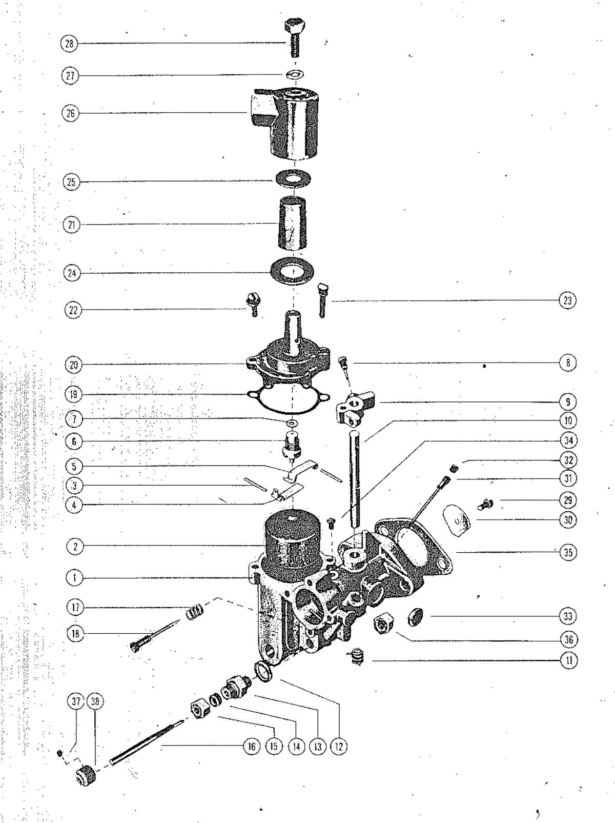 MARK MARK 75 CARBURETOR ASSEMBLY