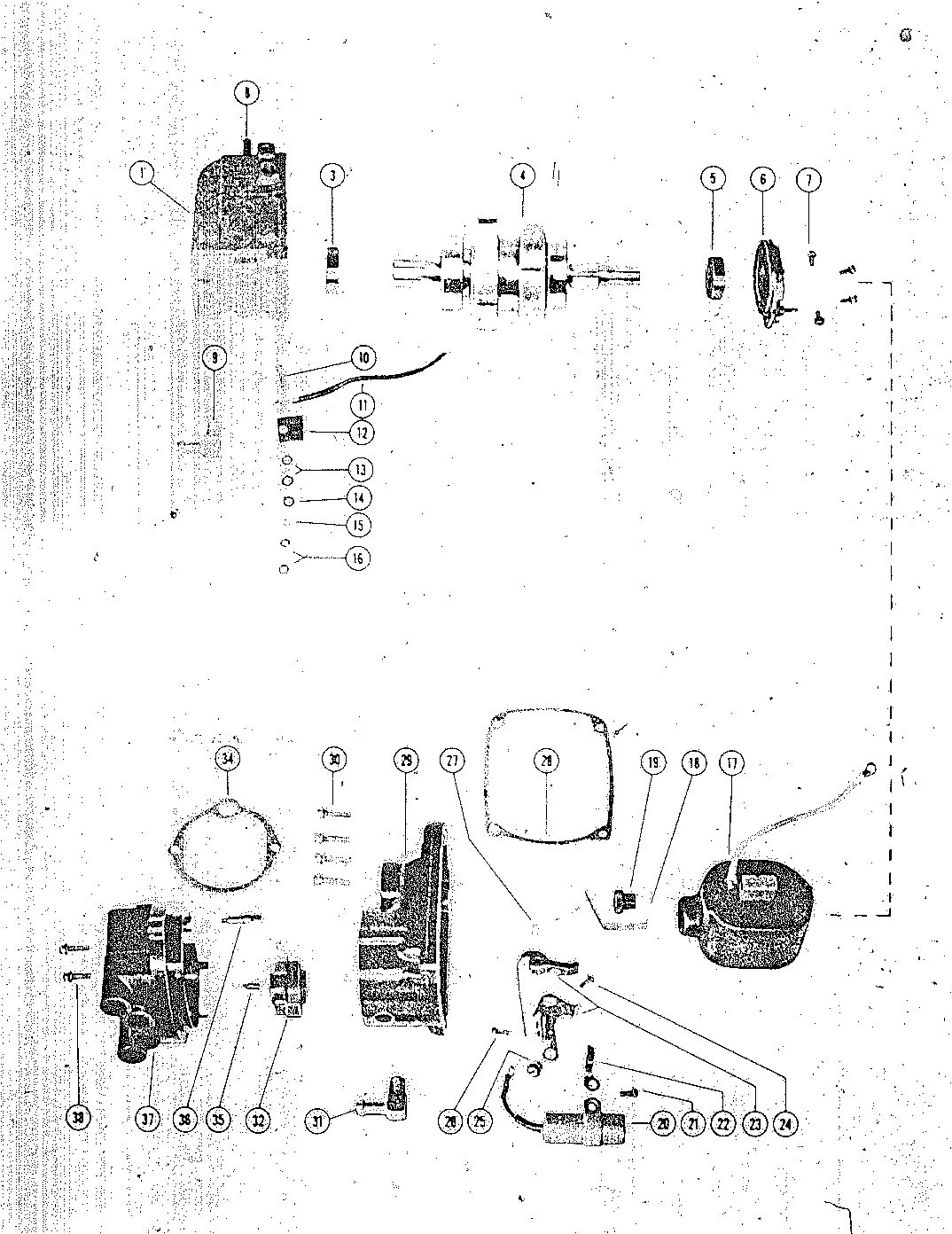 MARK MARK 55 MAGNTO ASSEMBLY (INTERNAL PARTS)