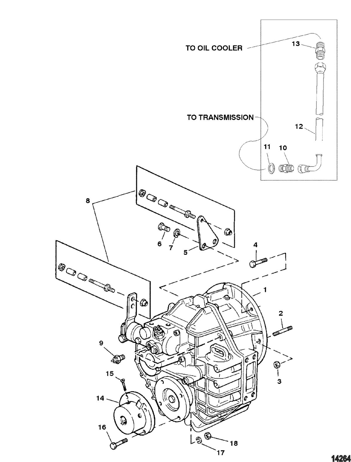 MERCRUISER CUMMINS/MERCRUSER DIESEL (2.8L/165) (4.2L/250) Transmission And Related Parts(Inboard)