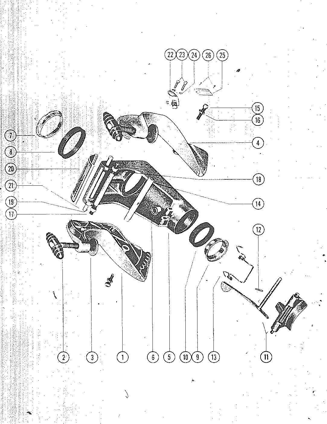 MARK MARK 6, MARK 6A CLAMP AND SWIVEL BRACKET ASSEMBLY