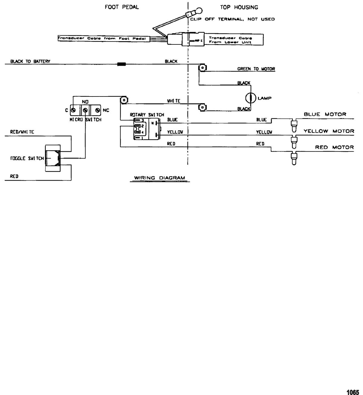 TROLLING MOTOR MOTORGUIDE ENERGY SERIES Wire Diagram(Model EF67P) (24 Volt)
