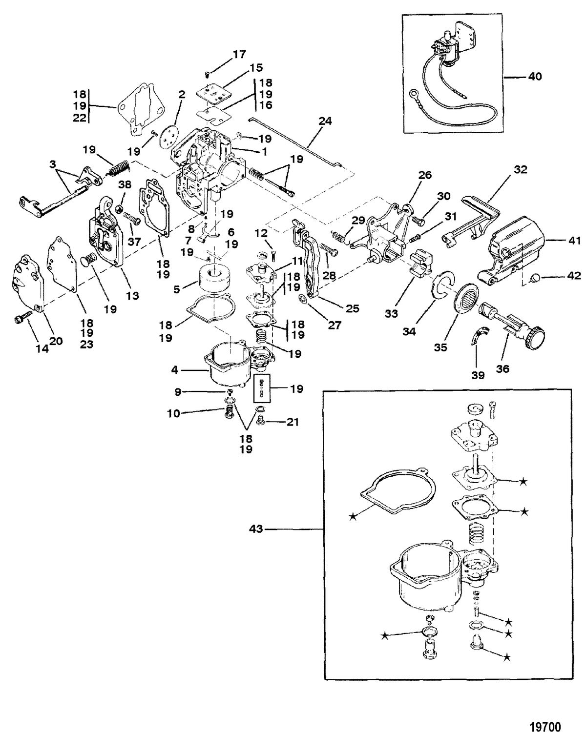 MERCURY/MARINER 6/8/SAILMATE 9.9/SAILPOWER 15 H.P. Carb(9.9/15)(USA-S/N-0G112450/BEL-S/N-9831800 & Up)