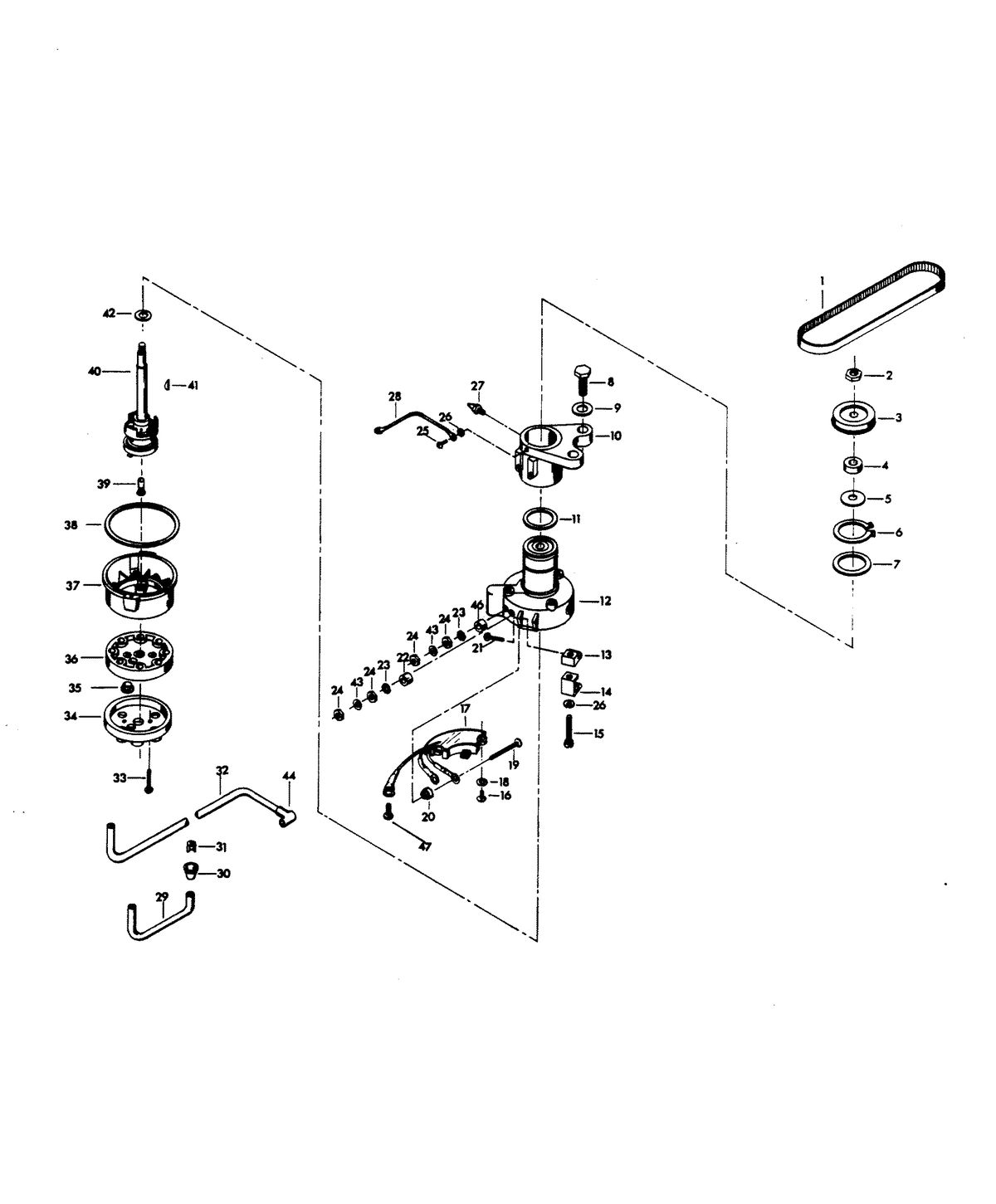 CHRYSLER 115 H.P. DISTRIBUTOR