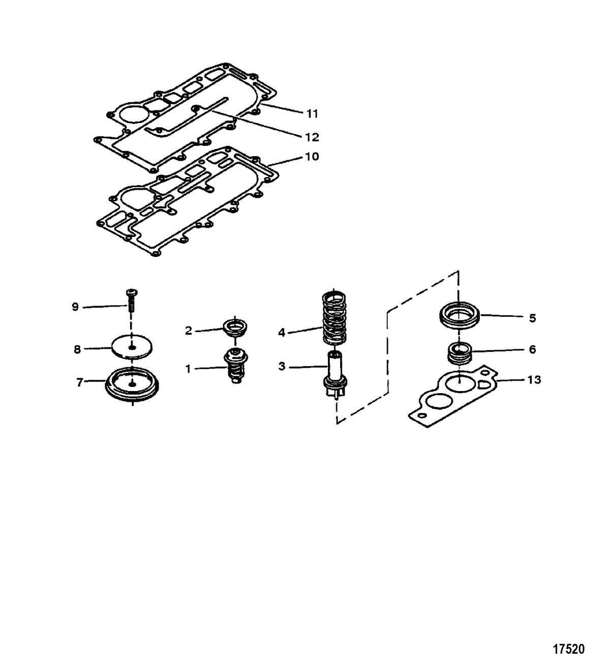 ACCESSORIES EXHAUST/COOLING SYSTEMS AND EXTENSION KITS Thermostat Kit(75692A6 and 75692A7)