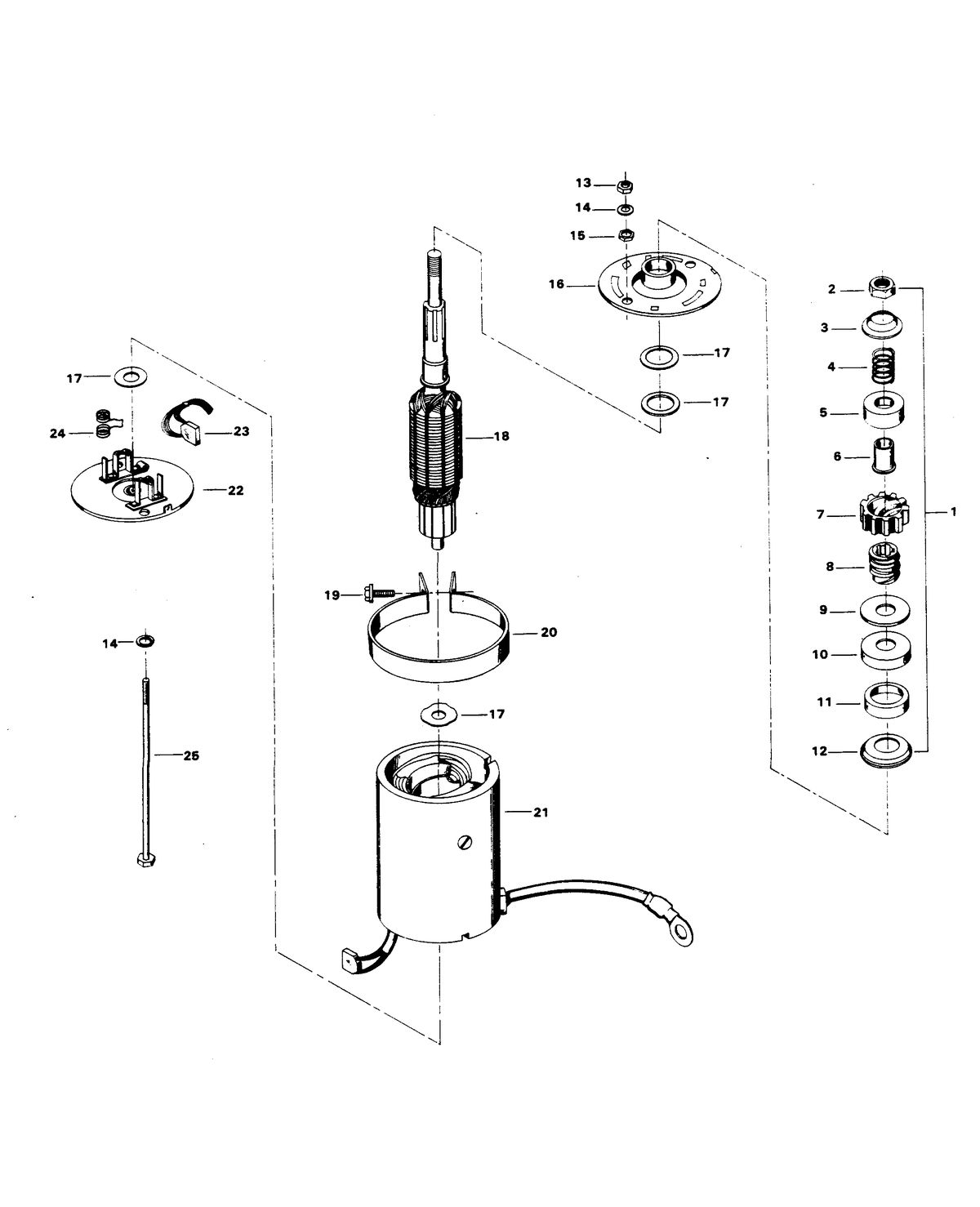 CHRYSLER 30 H.P. ELECTRIC STARTER