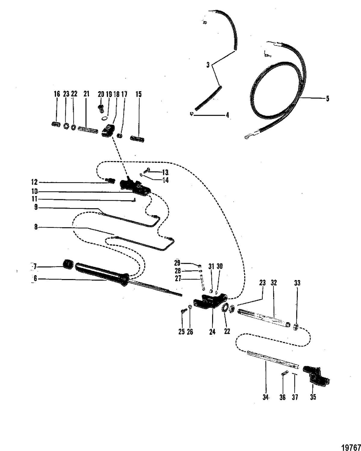 MERCRUISER 370/400/440/460 CYCLONE TRS ENGINE Power Steering Components