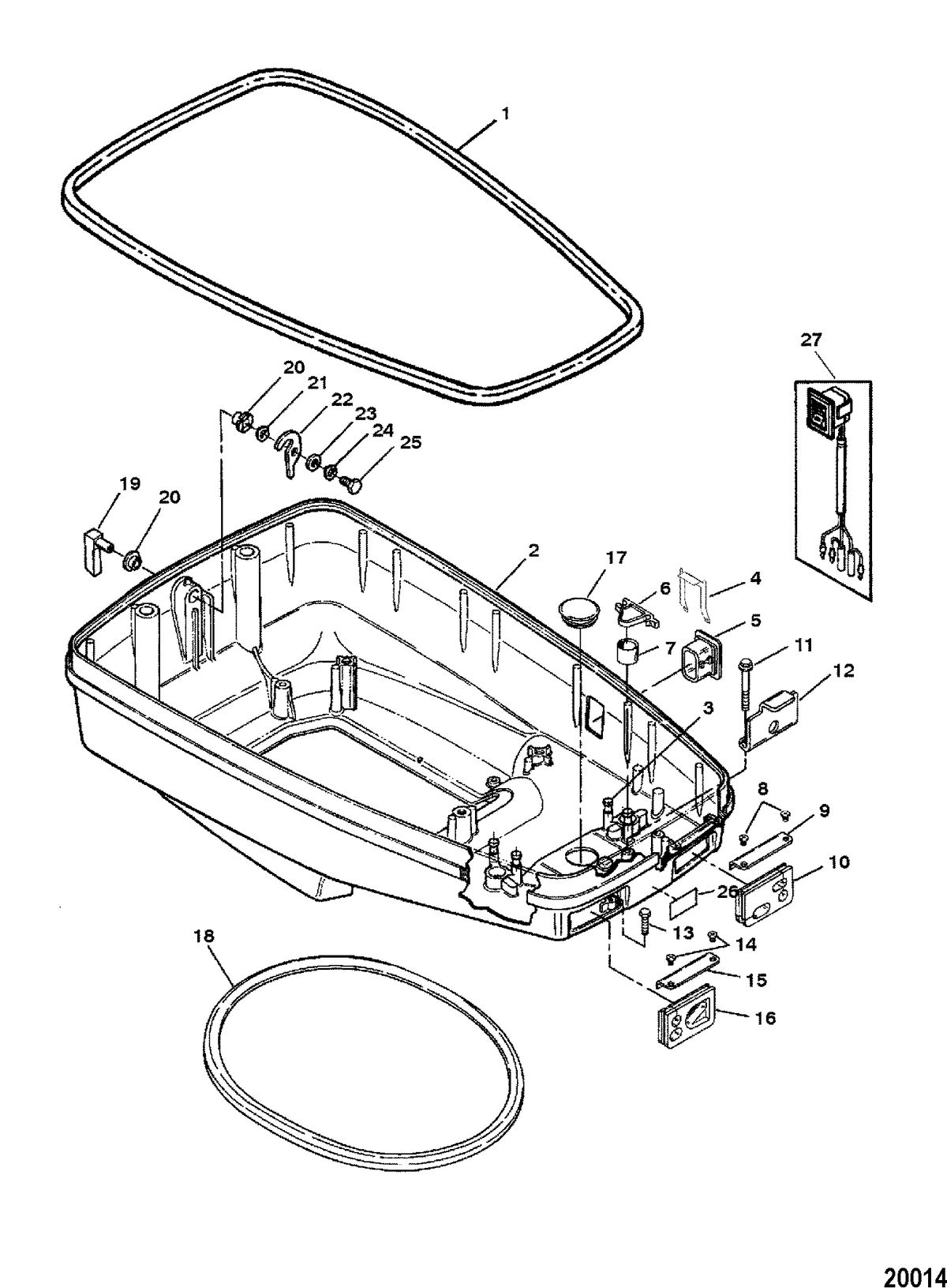 FORCE FORCE 120 H.P. Cowl Assembly(Bottom)