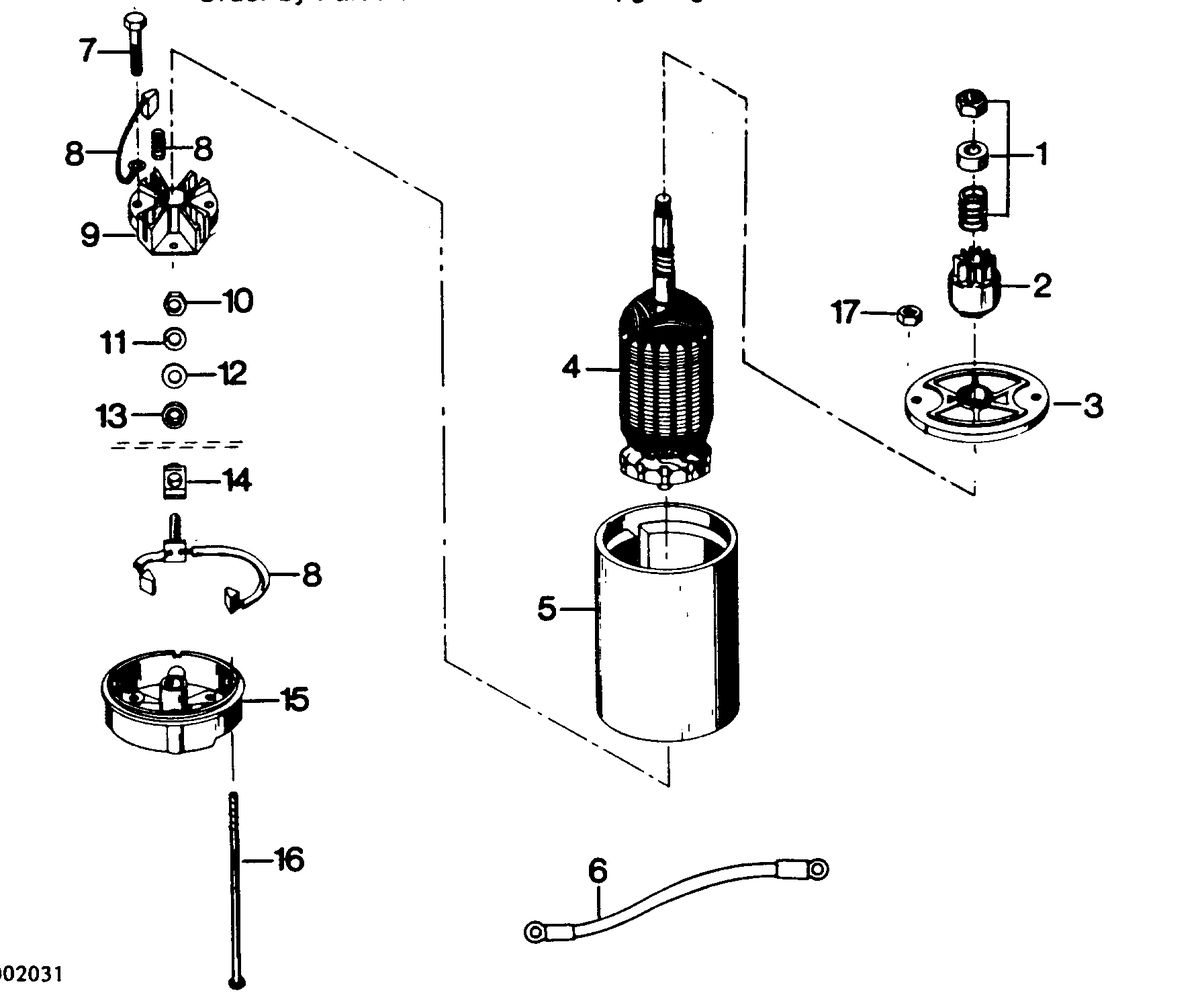 FORCE FORCE 1987 50 H.P. ELECTRIC STARTER