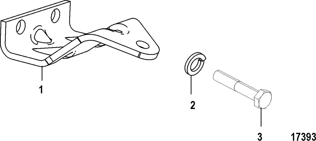 ACCESSORIES STEERING SYSTEMS AND COMPONENTS Bracket Kit-Steering(96186A2)