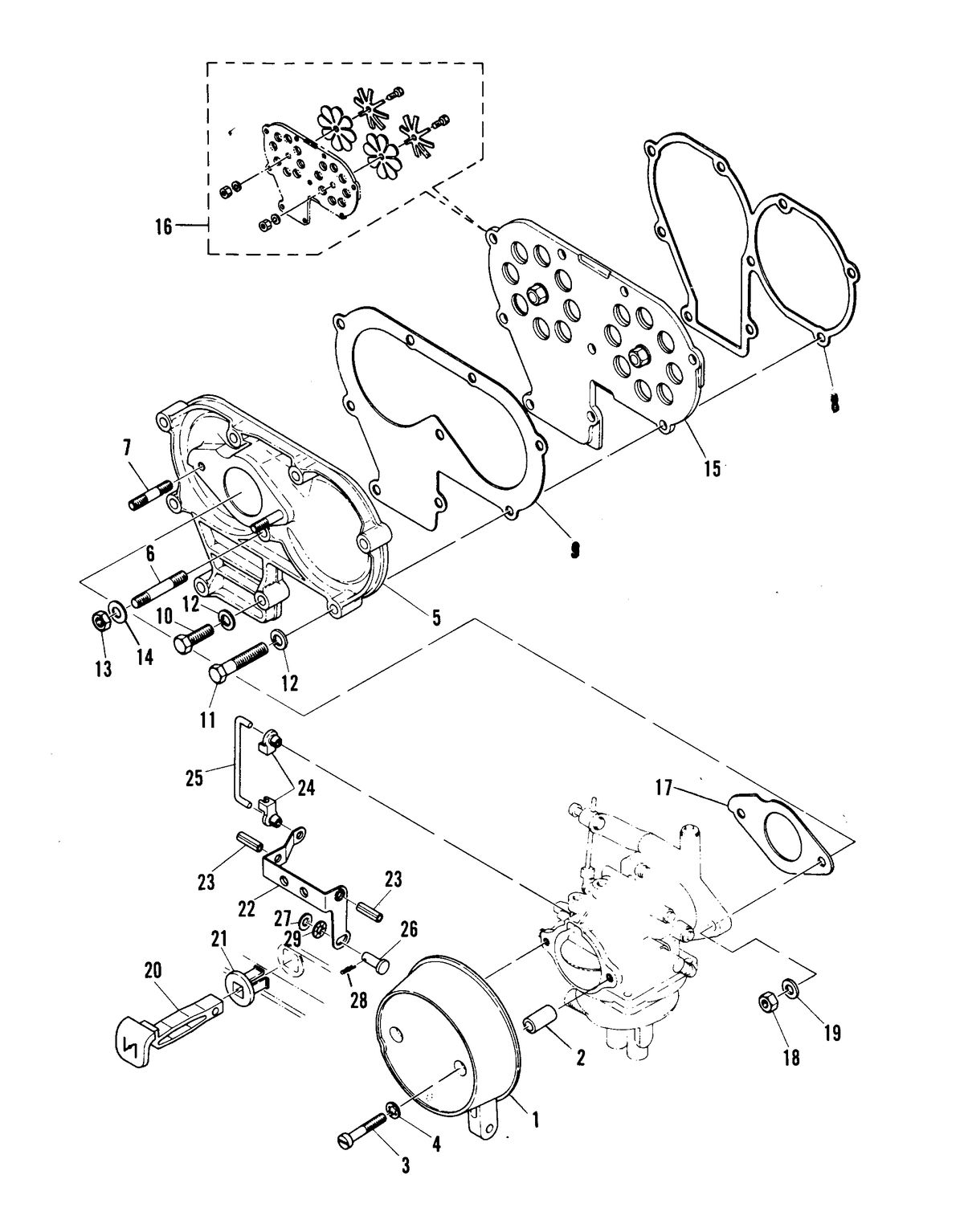 MARINER 28 HORSEPOWER INTAKE MANIFOLD