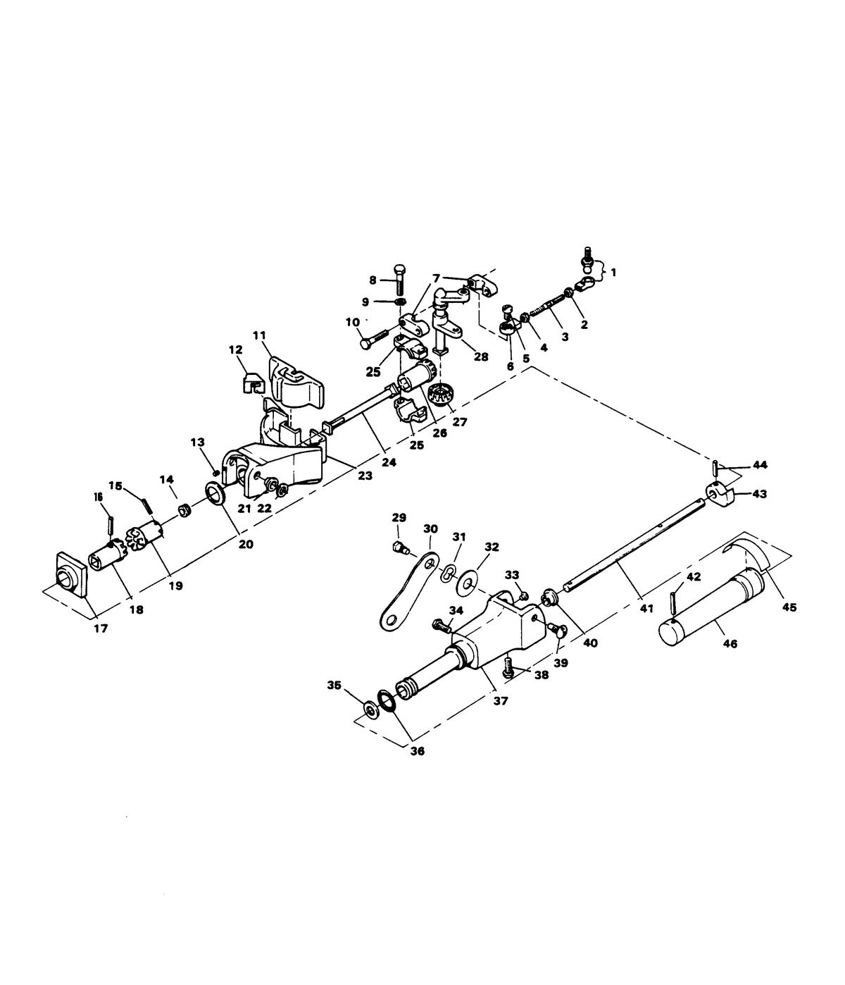 CHRYSLER 7.5 H.P. STEERING ARM