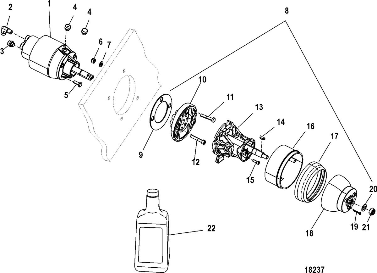 ACCESSORIES STEERING SYSTEMS AND COMPONENTS Steering Helm Kit-Tilt(891666Q02 /Q03/ Q04/ Q05)
