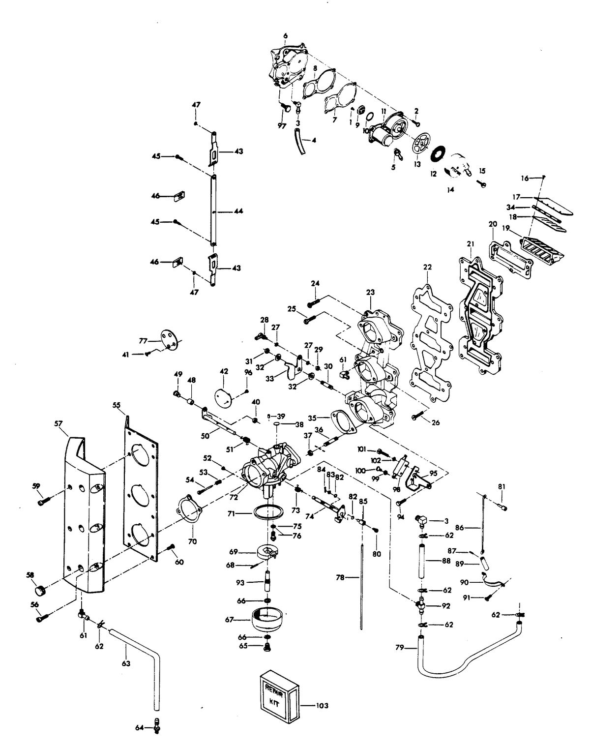 CHRYSLER 85 H.P. CARBURETOR