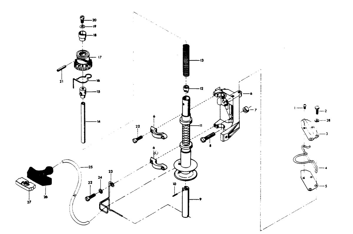 CHRYSLER 35 H.P. 45 H.P. HAND STARTER MODEL 360 HA