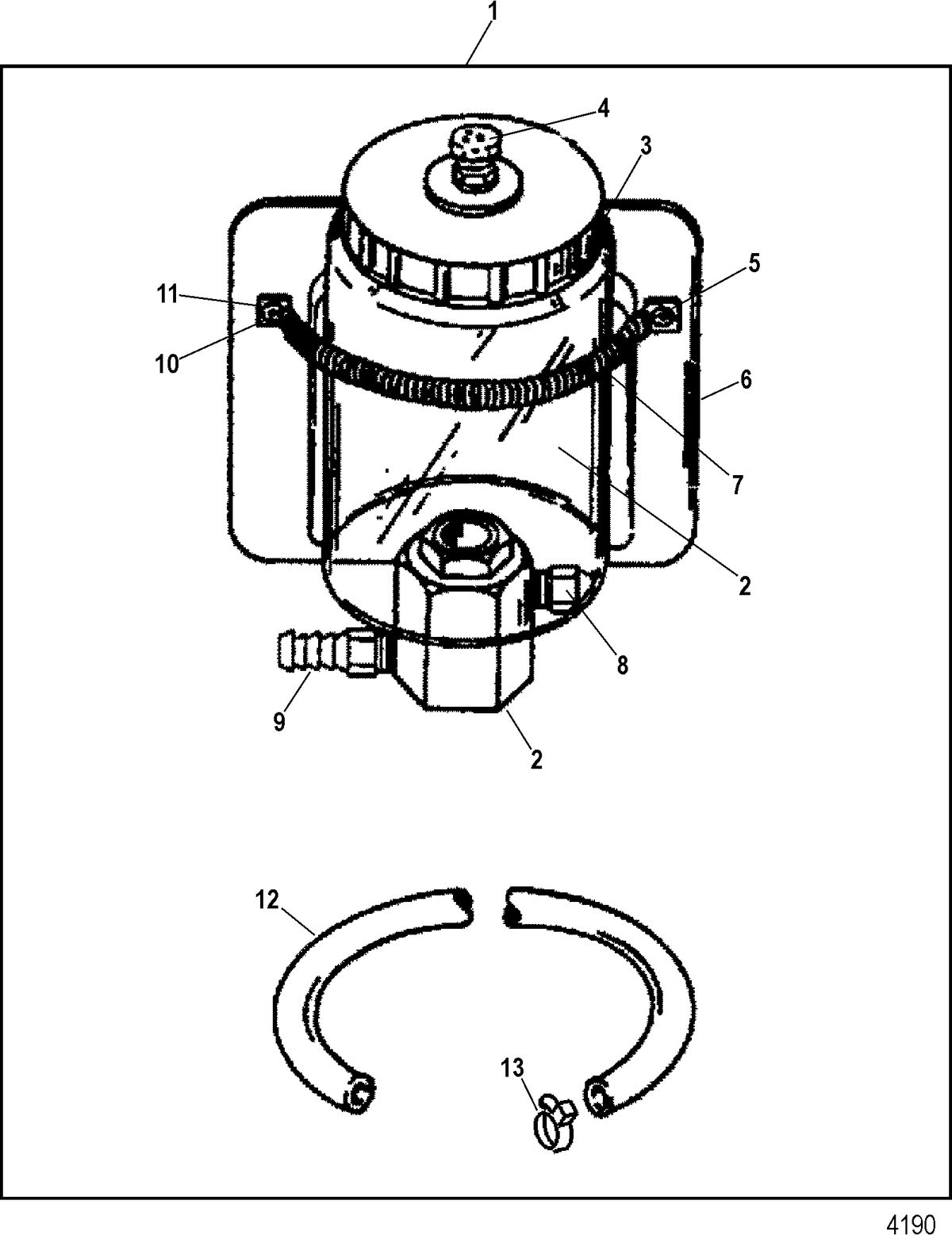 RACE STERNDRIVE 1075 SCI Reservoir Bottle(Transmission Fluid)