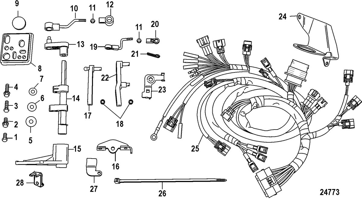 ACCESSORIES STEERING SYSTEMS AND COMPONENTS Conversion Kit-Electric Start, 889246A33