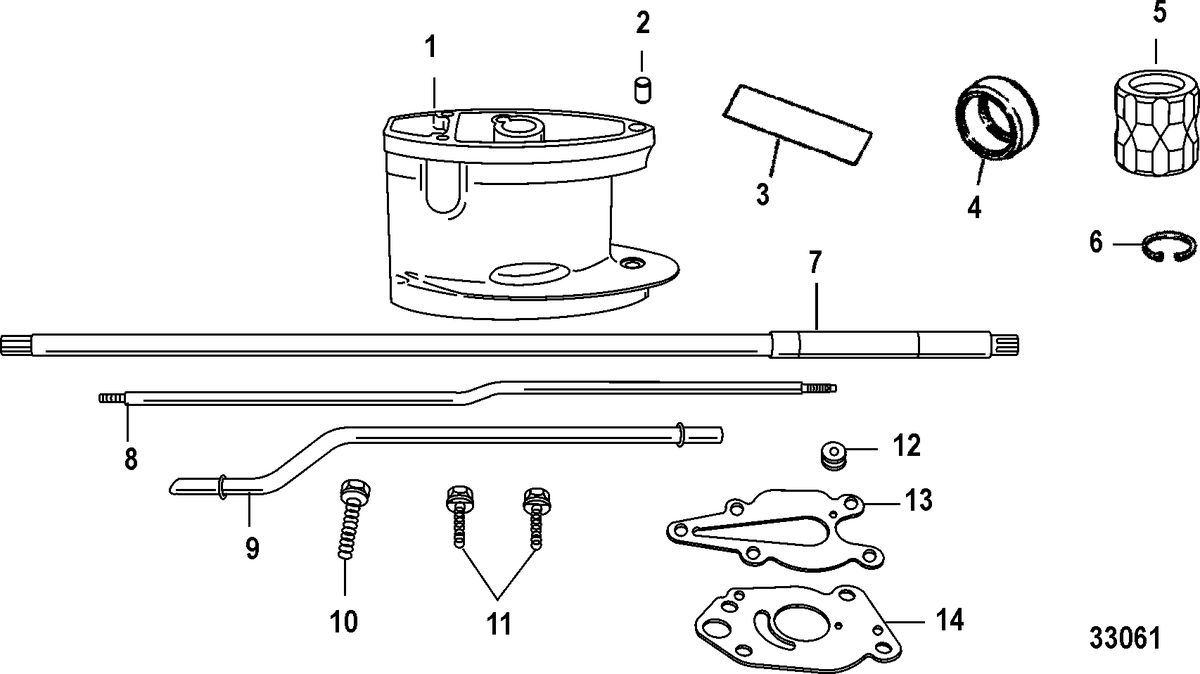 ACCESSORIES EXHAUST/COOLING SYSTEMS AND EXTENSION KITS Extension Kit-Driveshaft Housing (828032A1/A2)
