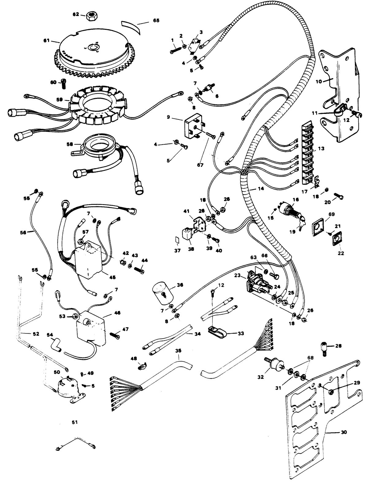 FORCE FORCE 125 H.P. ELECTRICAL COMPONENTS