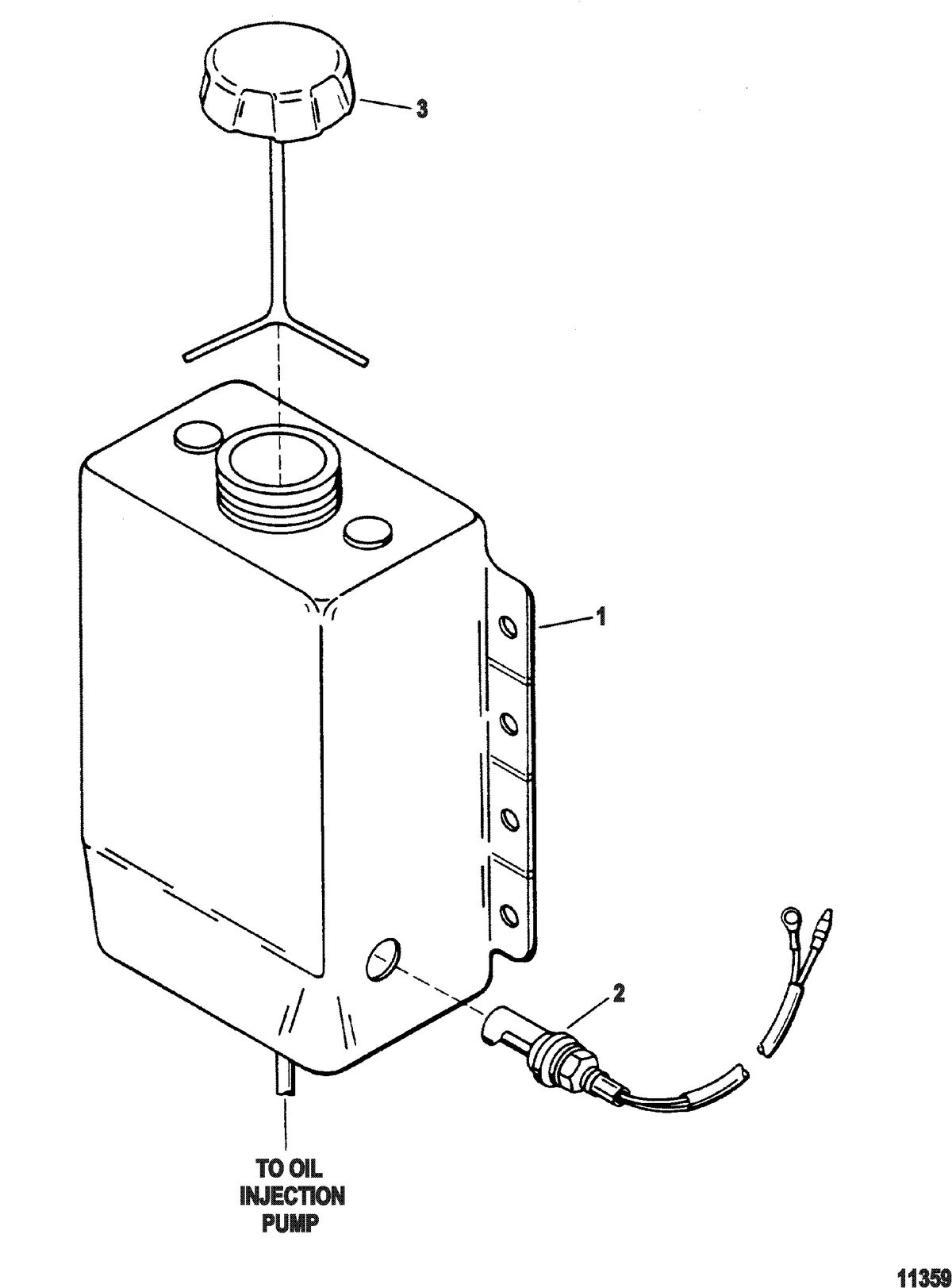 SPORTJET SPORT JET 90 Oil Tank Assembly
