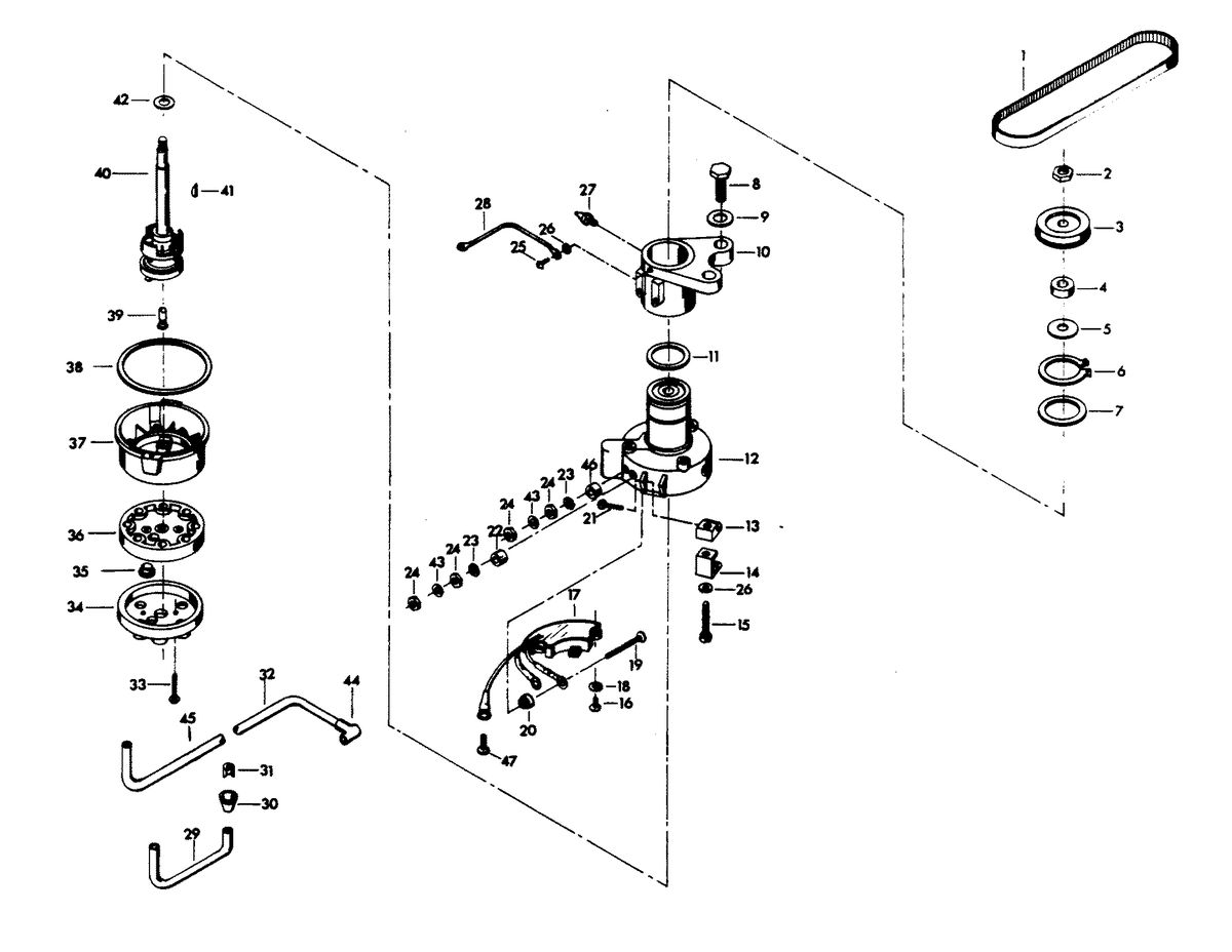 CHRYSLER 100 H.P. DISTRIBUTOR