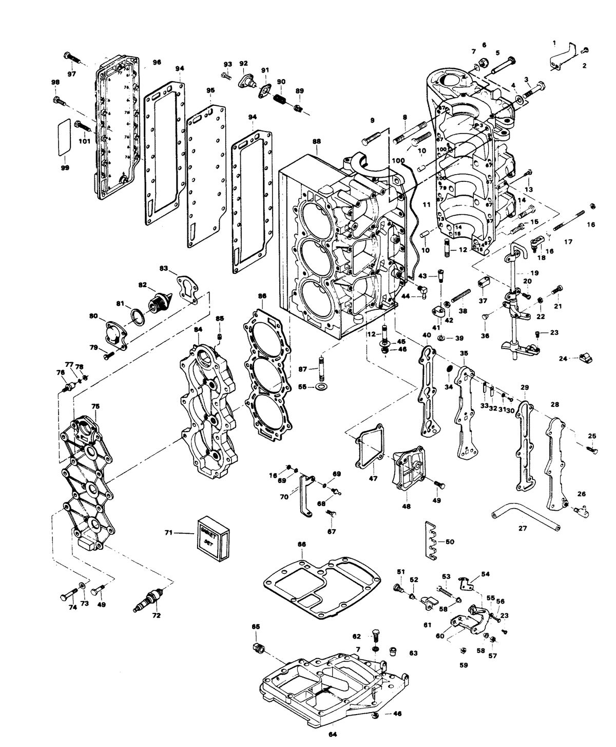 CHRYSLER 75 H.P. POWERHEAD