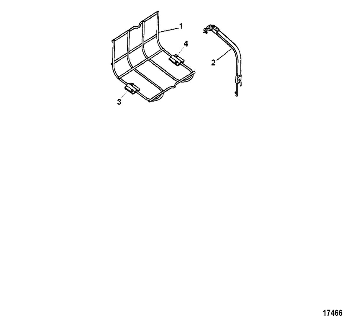 ACCESSORIES FUEL/OIL TANKS, LINES, FILTER KITS AND CORROSION Bracket Kit-Remote Oil Tank(12335A1)