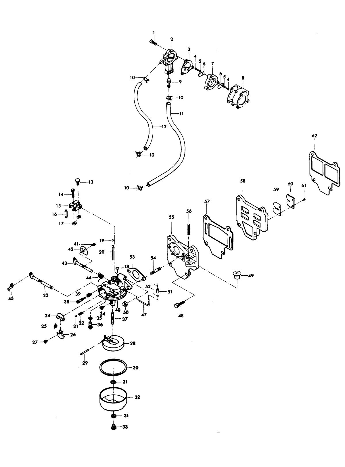 CHRYSLER 6 AND 8 H.P. FUEL SYSTEM