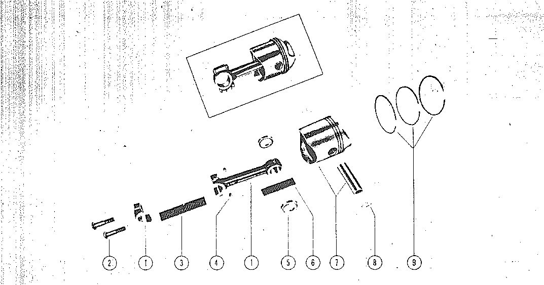 MARK MARK 6, MARK 6A PISTON AND CONNECTING ROD ASSEMBLY