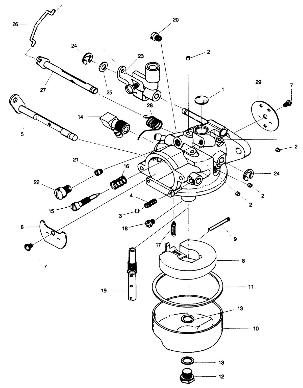 SEARS SEARS 15 H.P. CARBURETOR 15 HP