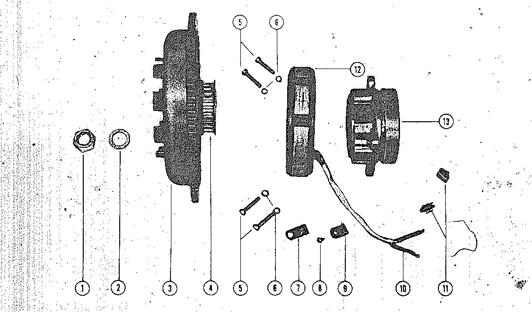 MARK MARK 50 FLYWHEEL ASSEMBLY AND STATOR