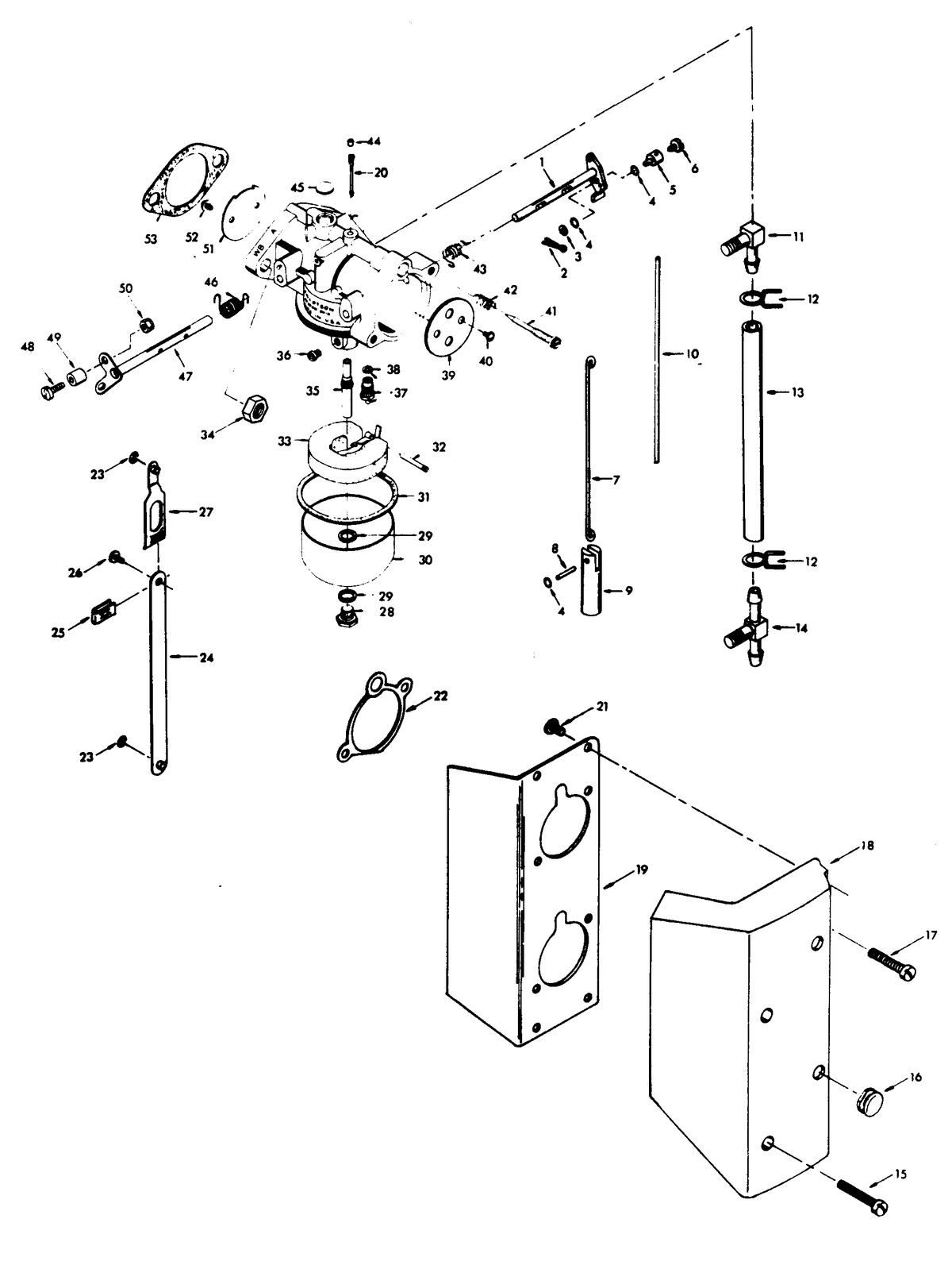 CHRYSLER 55 H.P. CARBURETOR