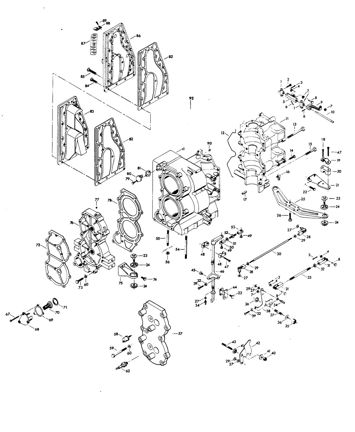 CHRYSLER 55 H.P. POWER HEAD