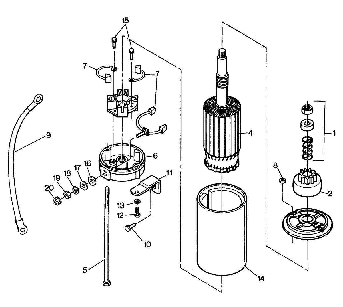 FORCE FORCE 1987 125 H.P. STARTER