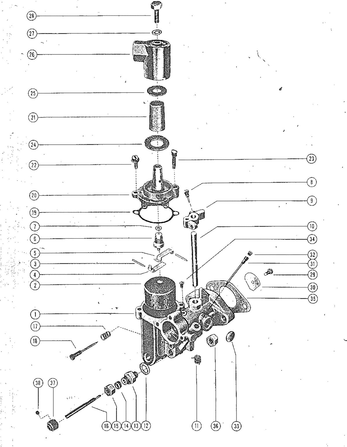 MARK MARK 78, MARK 75A, MARK 78A CARBURETOR ASSEMBLY(AJ-53A, AJ-55A)