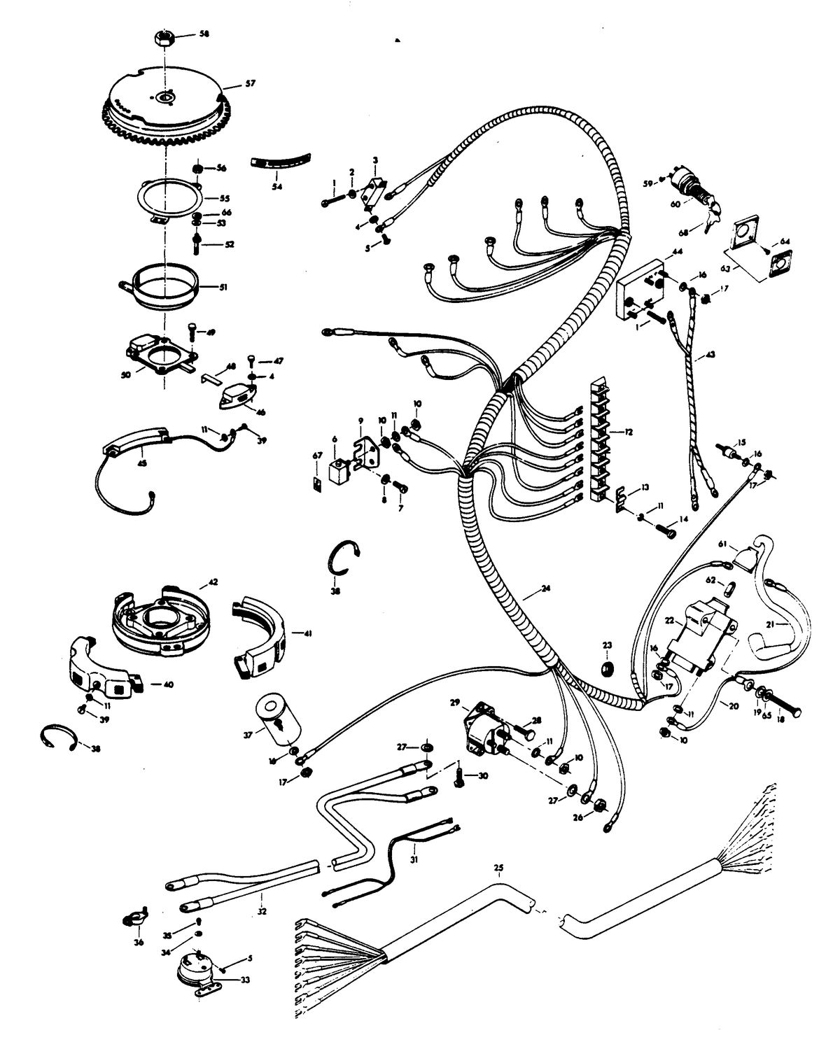 CHRYSLER 55 H.P. ELECTRICAL COMPONENTS