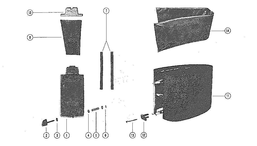 MARINER 140 HORSEPOWER COWLING AND FRONT COVER