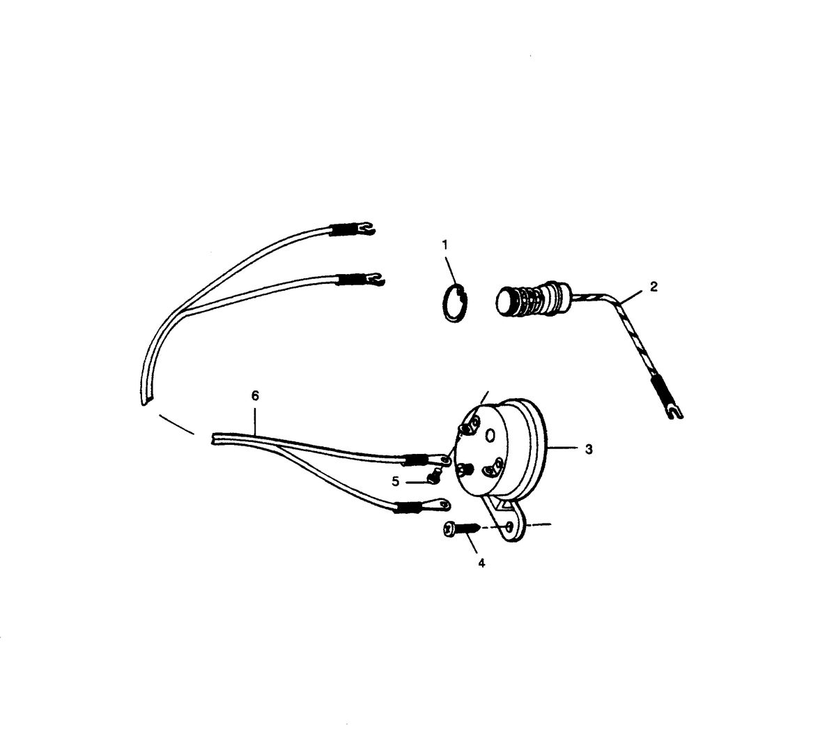 FORCE FORCE 1990 35 H.P. "B" MODELS OVERHEAT BUZZER