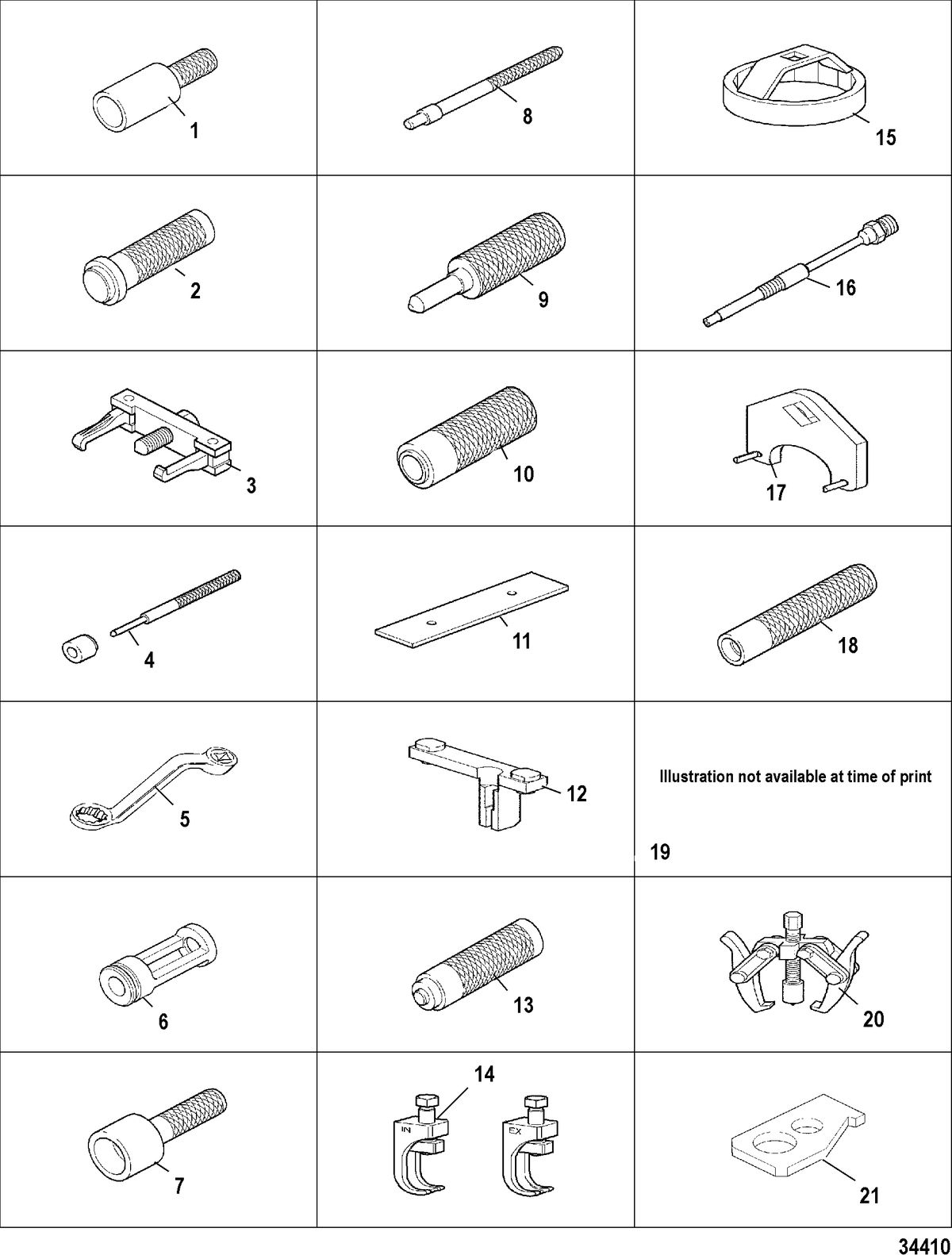 MERCRUISER D1.7L DTI STERNDRIVE (ALPHA) SPECIAL TOOLS