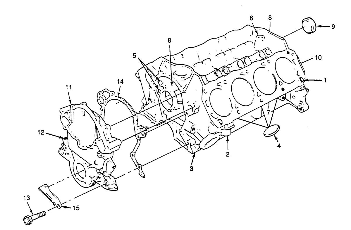 U.S. MARINE US MARINE 351 INBOARDS CYLINDER BLOCK