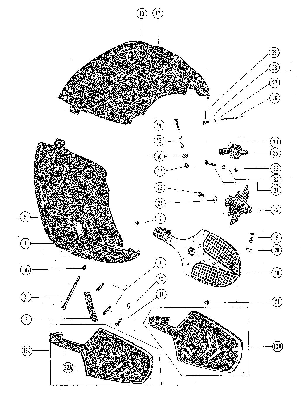 MARK MARK 25 COWLING AND FRONT COVER