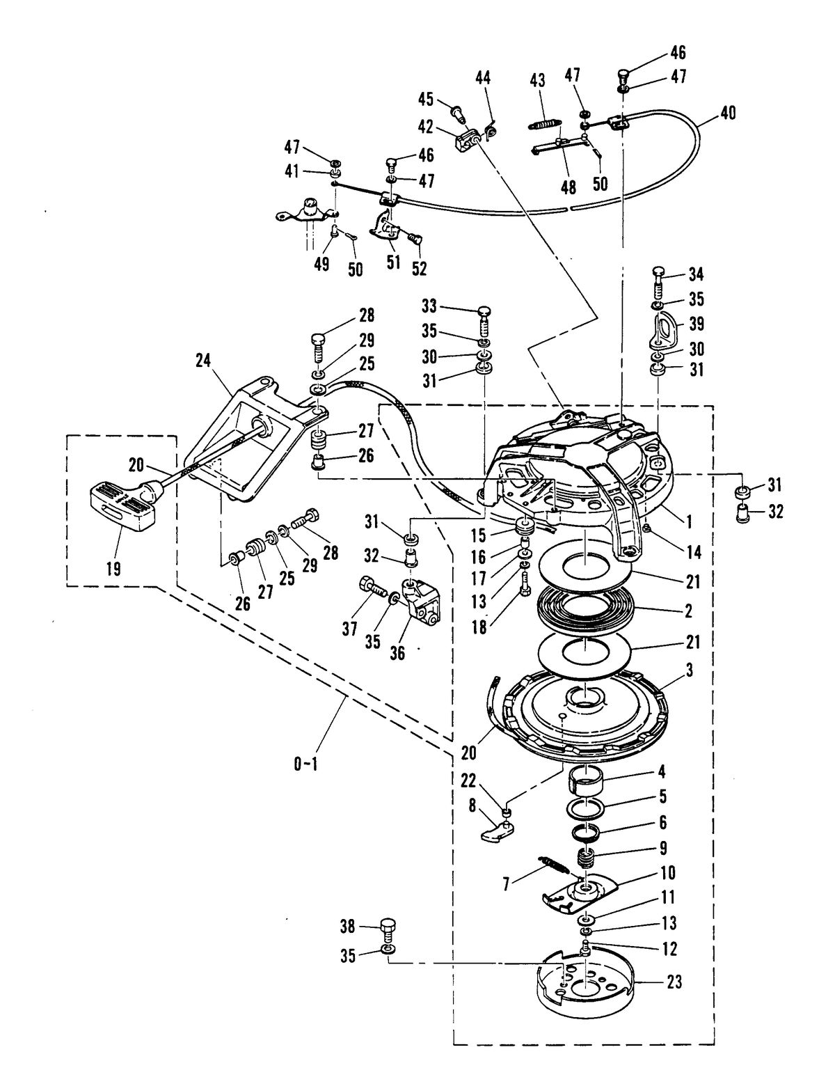 MARINER MARINER W48 RECOIL STARTER