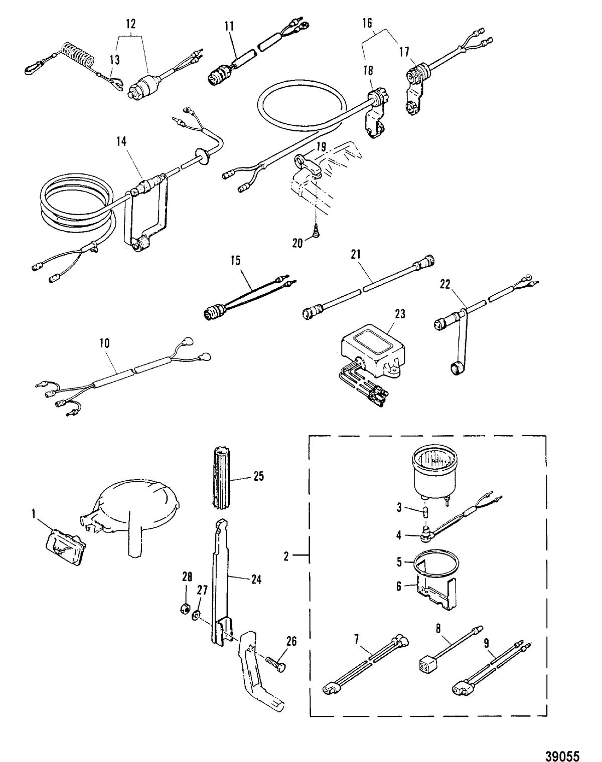 MARINER 6/8 HP OPTIONAL PARTS
