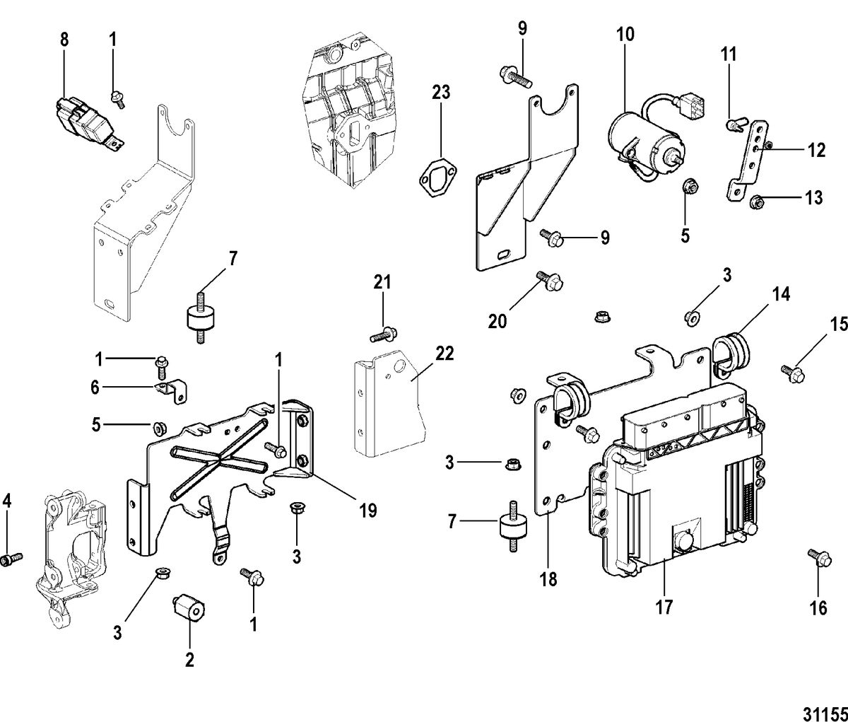 MERCRUISER CUMMINS/MERCRUISER DIESEL QSD-4.2L ECM