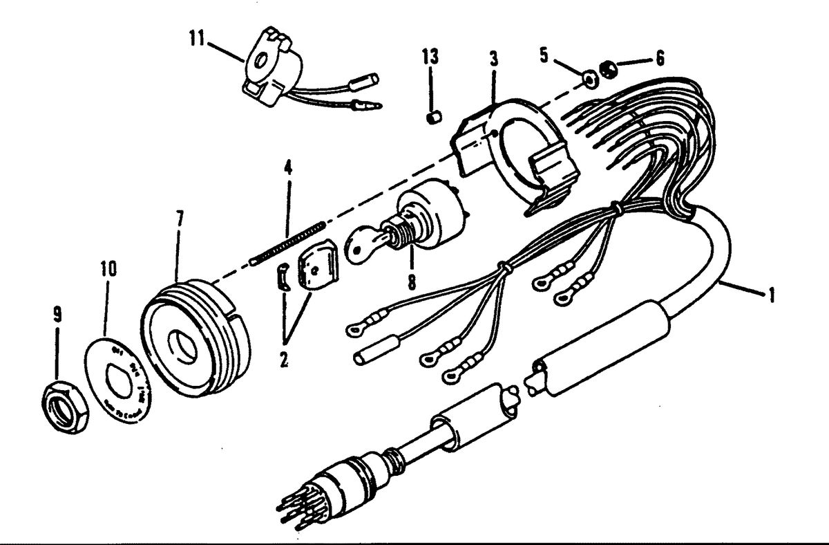 RACE OUTBOARD XR-2 MAGNUM KEY SWITCH