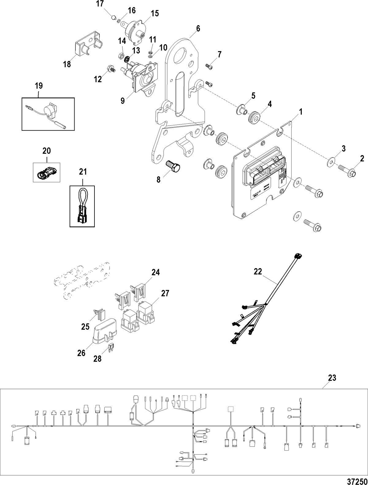 MERCRUISER 383 STROKER SCORPION BRAVO Electrical Components