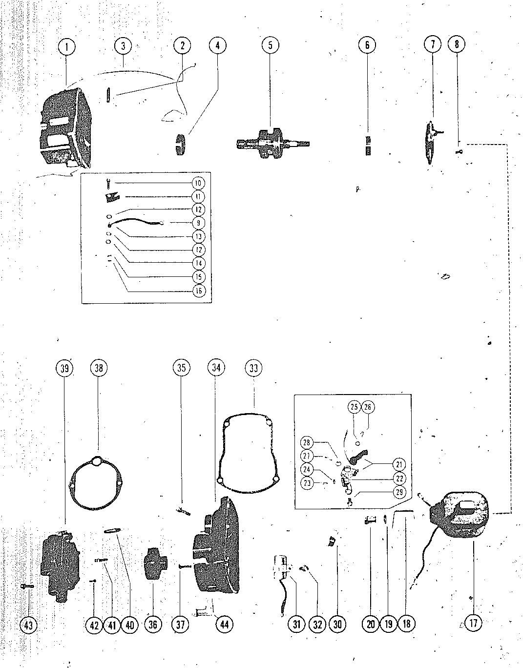 MARK MARK 30 MAGNETO (INTERNAL PARTS)MK30-2, MK30E-2, MK30-3