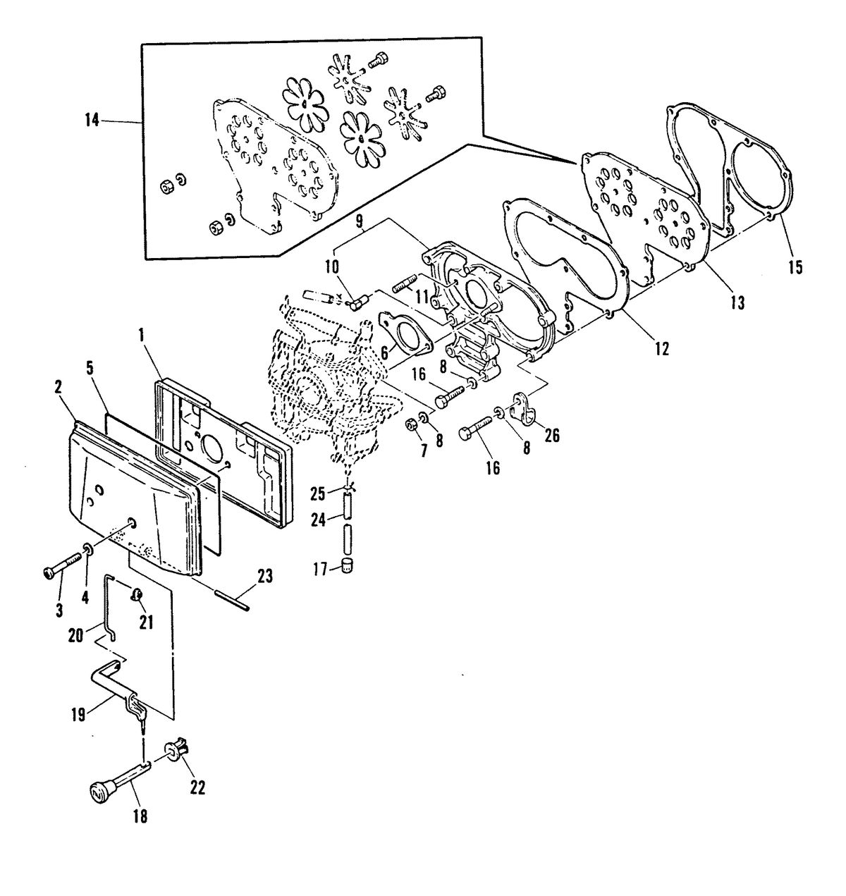 MARINER 25 HP K INTAKE MANIFOLD