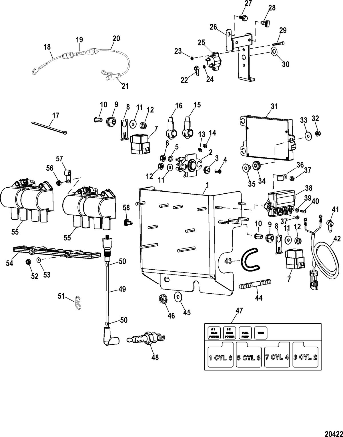 RACE STERNDRIVE 525 EFI Electrical Components(Ignition)